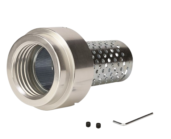 DEPO BOĞAZI 60MM. SÜZGEÇLİ. ALÜMİNYUM VİDA TİPİ BAŞLIK
