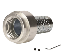 DEPO BOĞAZI 60MM. SÜZGEÇLİ. ALÜMİNYUM VİDA TİPİ BAŞLIK