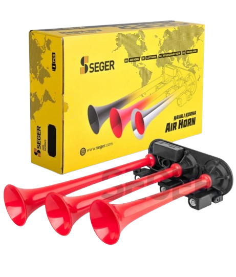 SEGER 3 BORULU ARAP KORNA 24 VOLT KIRMIZI- 86EH2400003